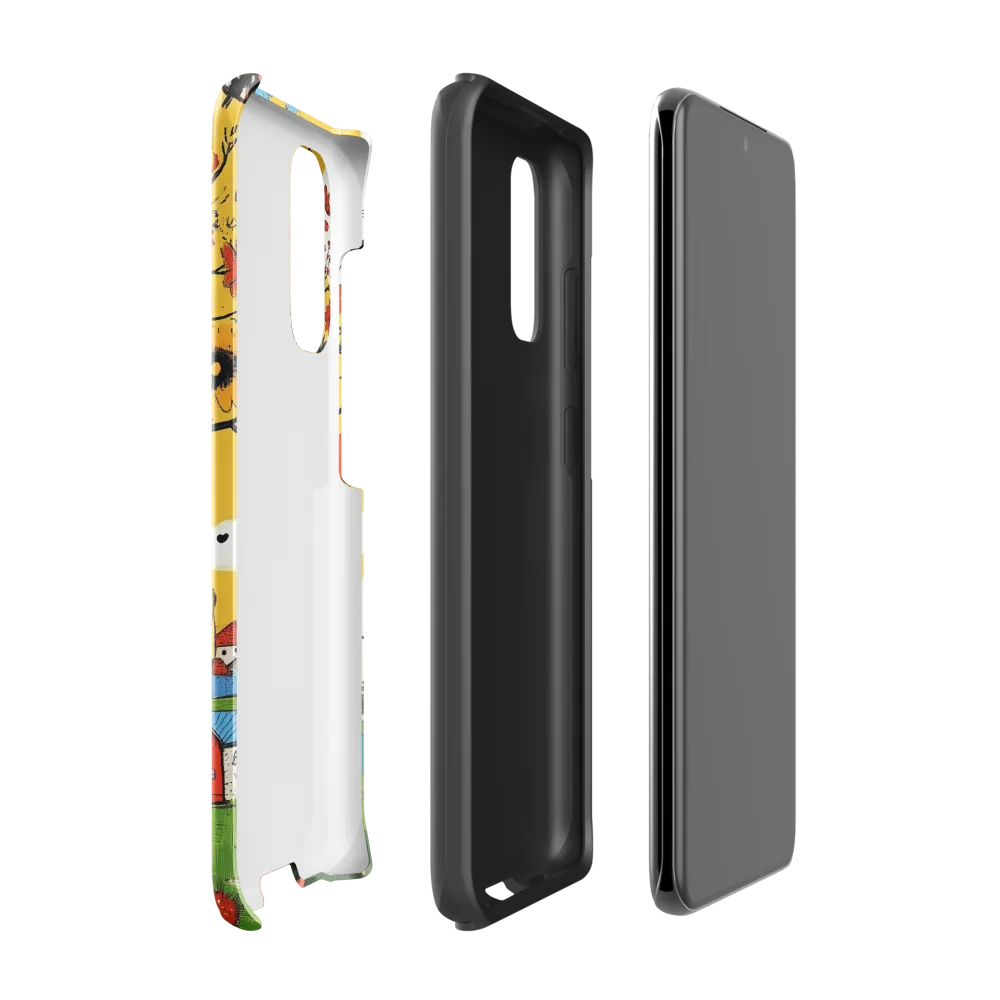 Whimsical Blooms of Life | Phone Case |  S20 | Tough Case | Glossy