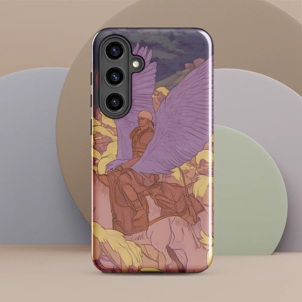 The Winged Guardian | Phone Case |  S24 Plus | Tough Case | Glossy