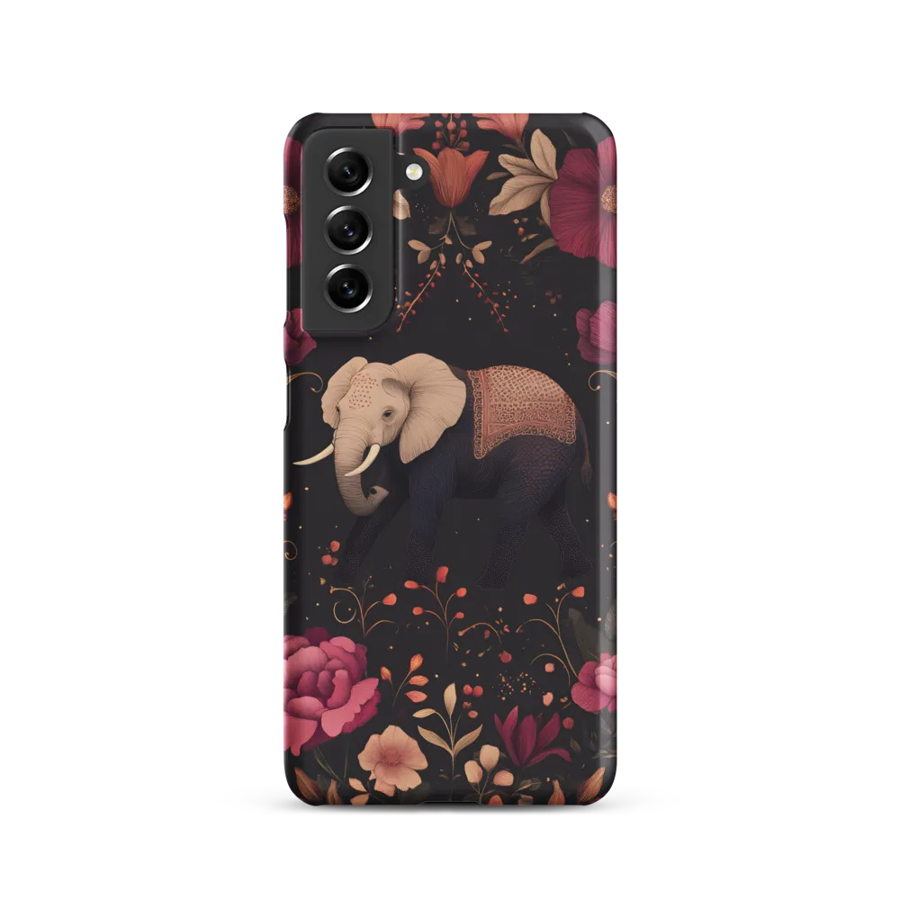 Whispers of the Wild: Elephants and Blooms