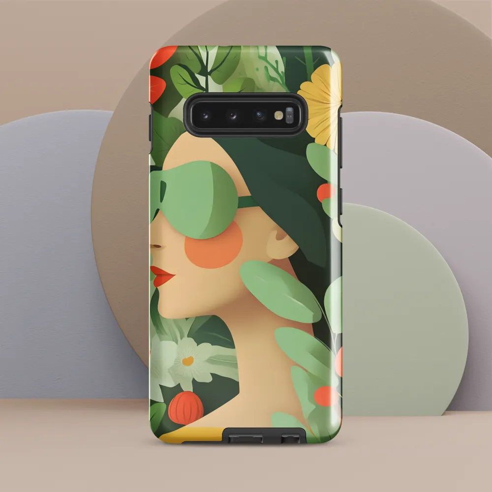 Nature's Serenity: A Modern Portrait | Phone Case |  S10 Plus | Tough Case | Glossy