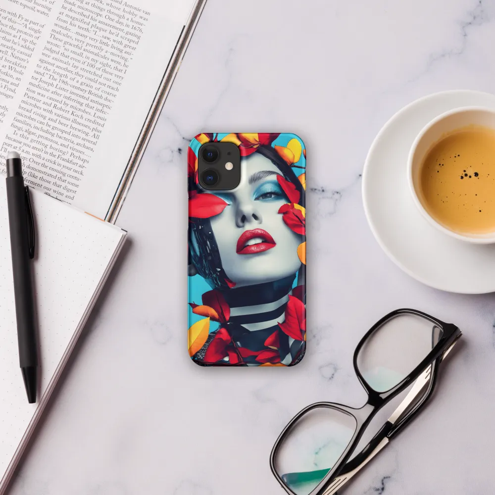 Futuristic Fusion: Nature Meets Technology | Phone Case |  12 Mini | Snap Case | Matte
