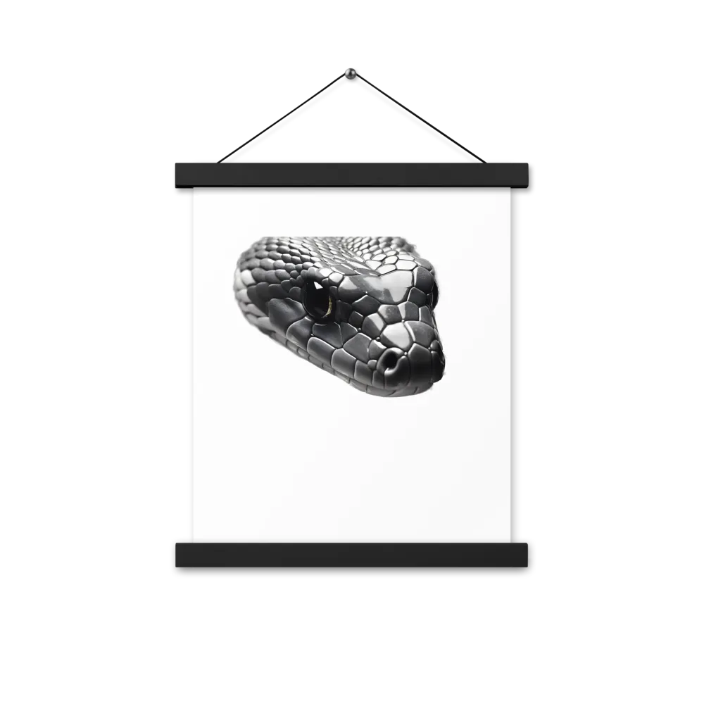 Enigmatic Elegance of the Serpent | Poster With Black Wood Hanger | 11″×14″