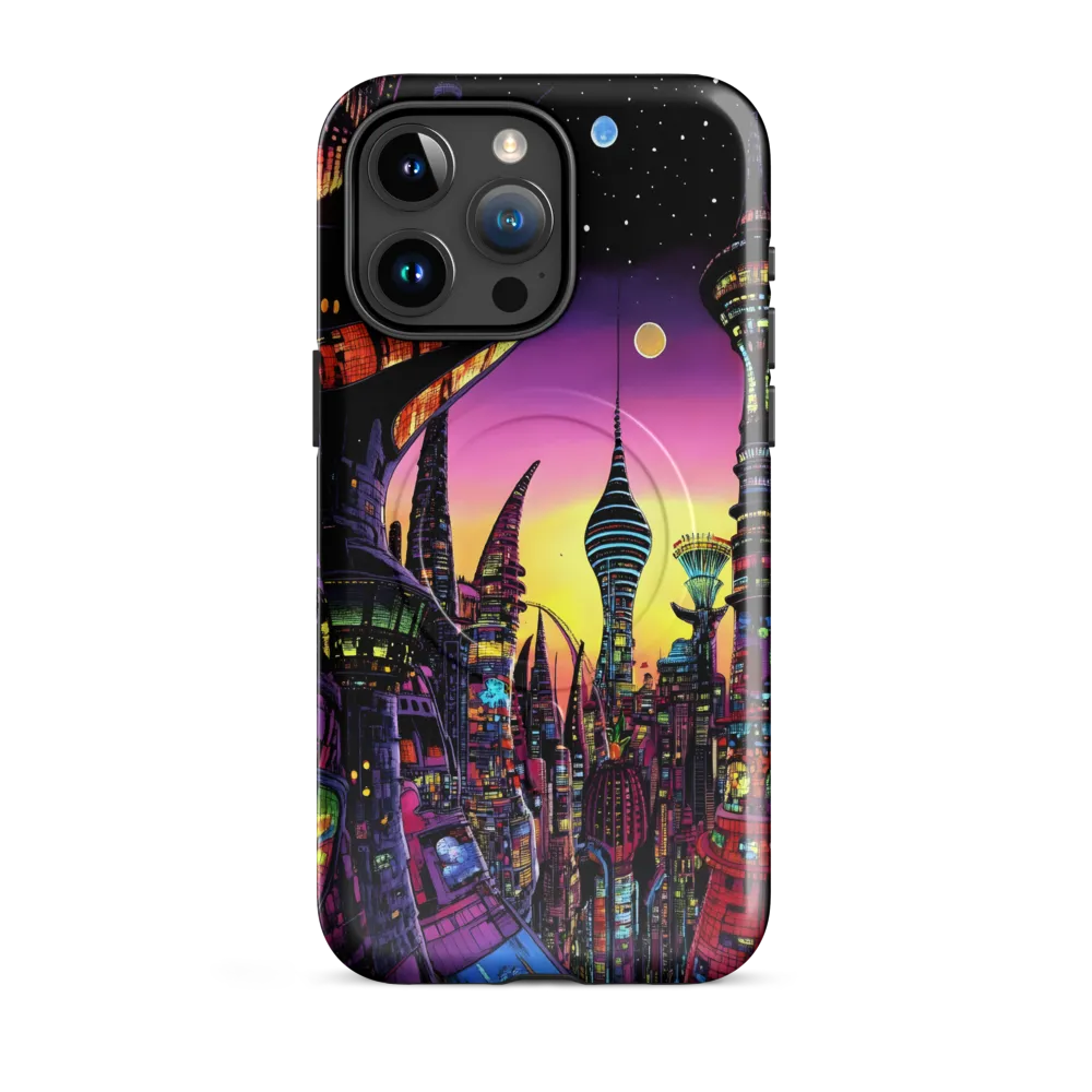 Futuristic Cityscape at Dusk