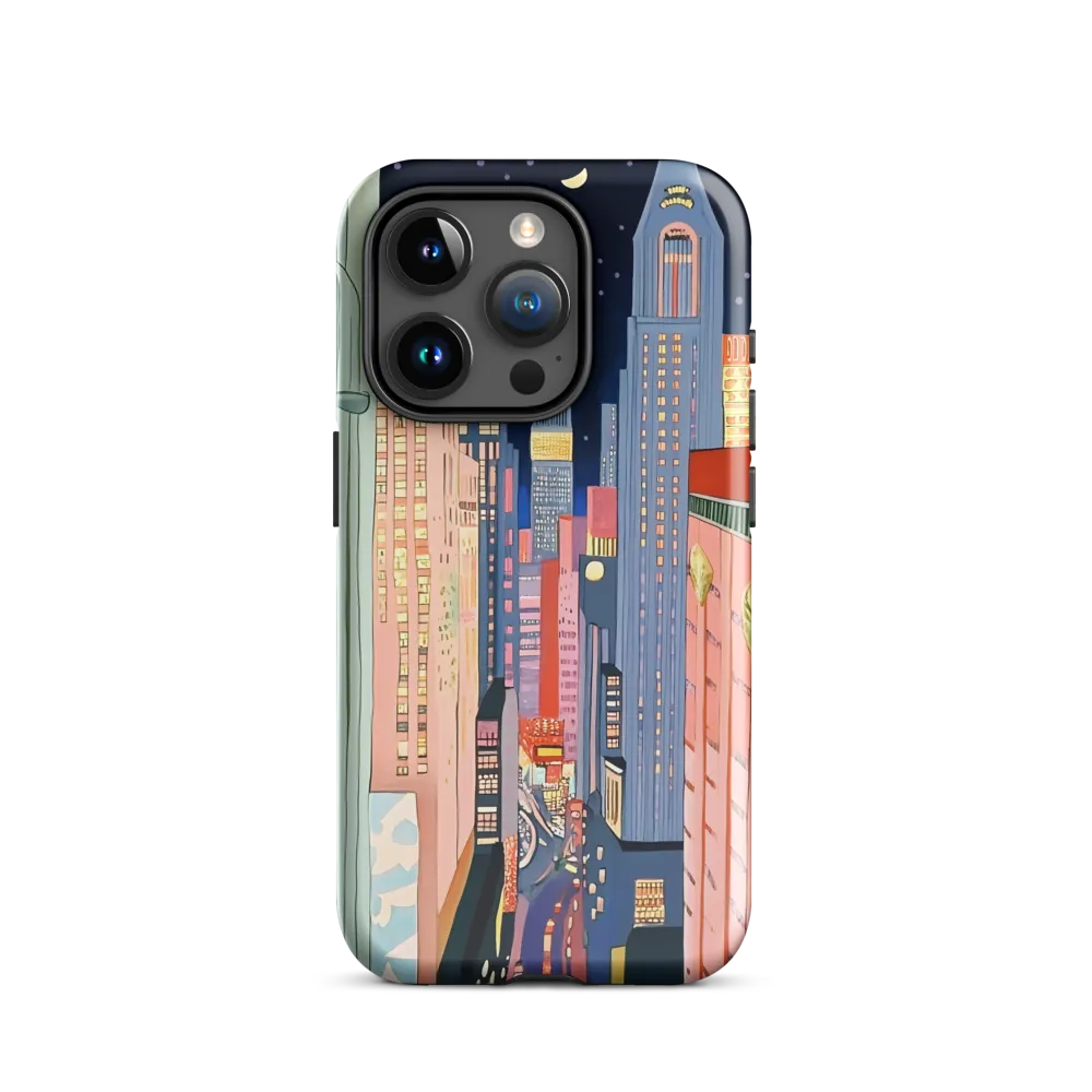 Urban Dreamscape: A Pop Art Night | Phone Case |  15 Pro | Tough Case | Glossy