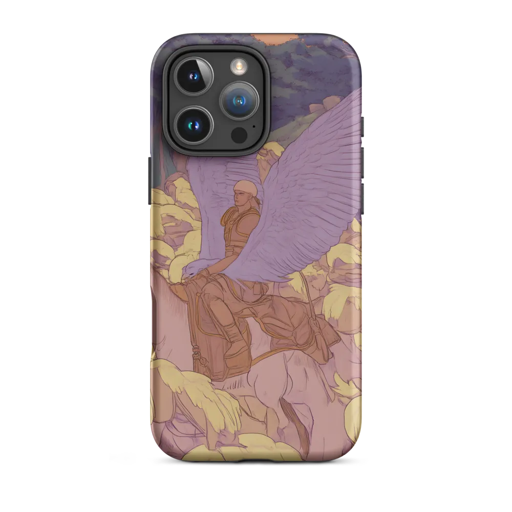 The Winged Guardian | Phone Case |  16 Pro Max | Tough Case | Matte