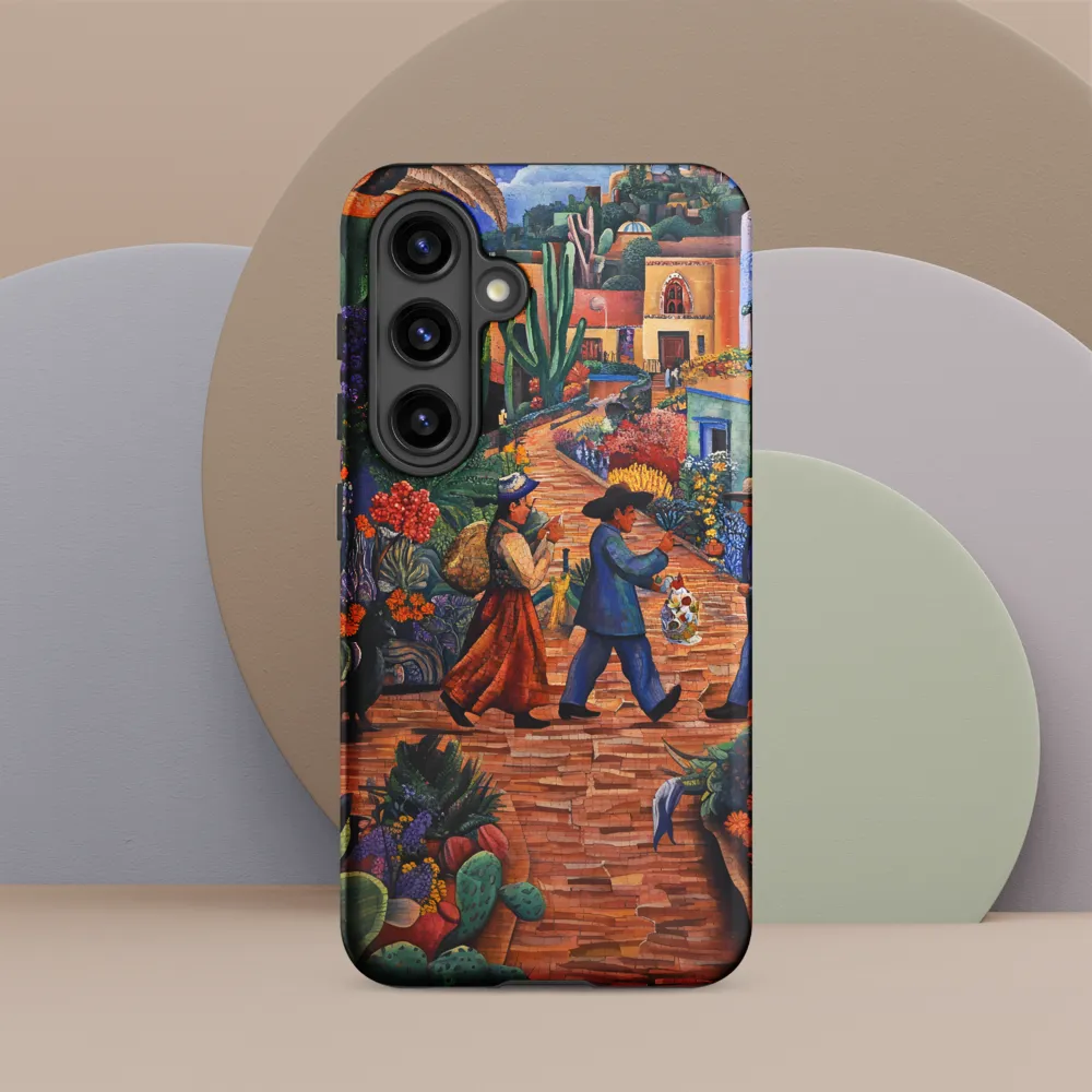 A Mosaic Journey Through Colorful Landscapes
