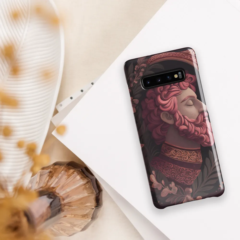 Ethereal Elegance: A Floral Representation | Phone Case |  S10 Plus | Snap Case | Glossy