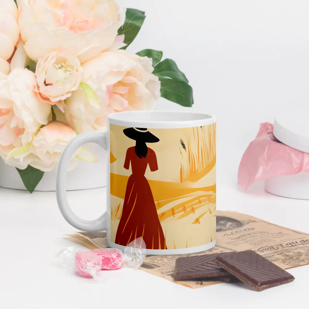 Embracing the Fields: A Floral Journey | Mugs | Multiple Sizes & Colors