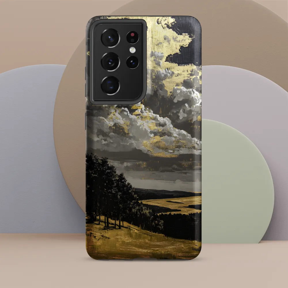 Golden Serenity in a Dramatic Sky | Phone Case |  S21 Ultra | Tough Case | Matte