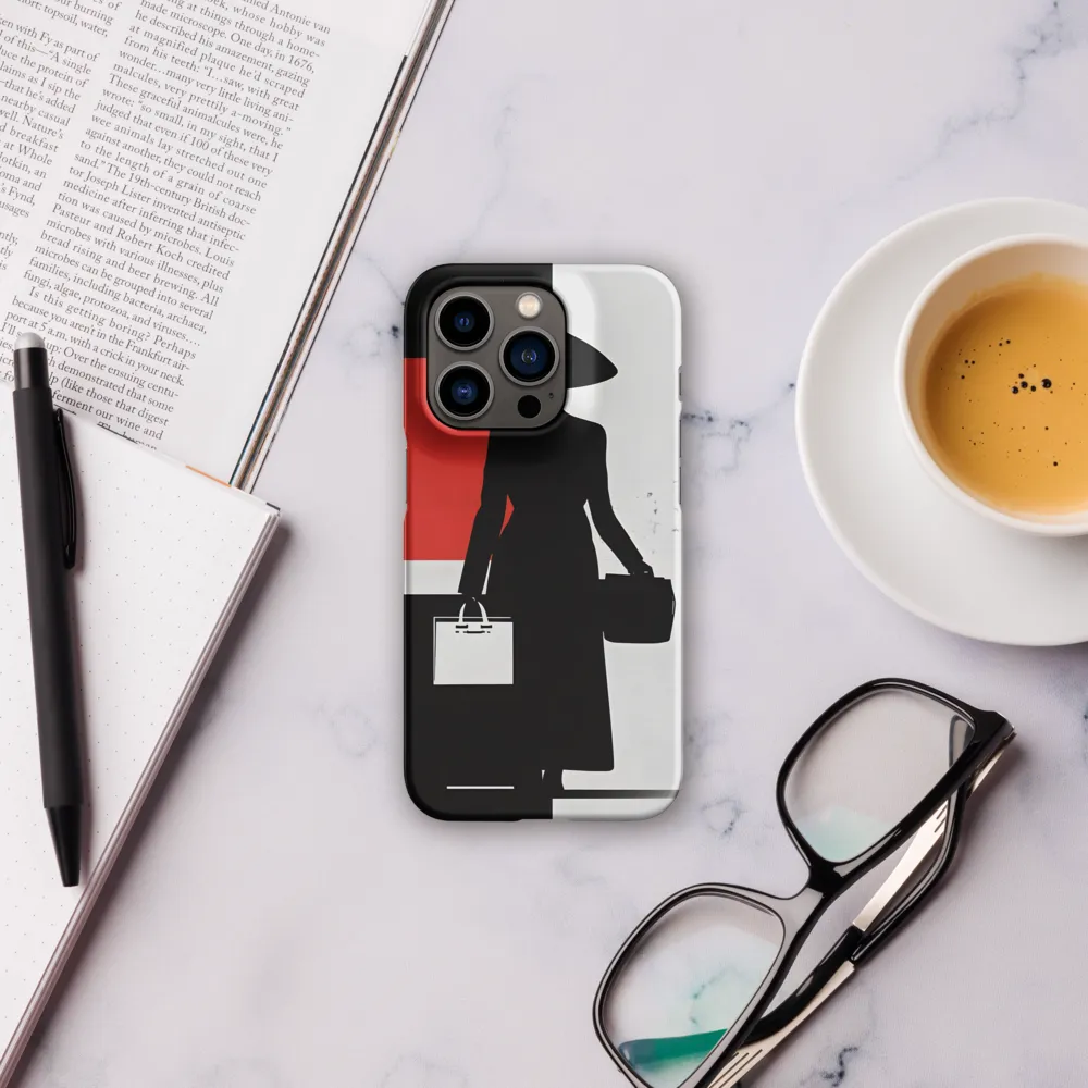 Silhouette of Elegance | Phone Case |  14 Pro | Snap Case | Matte