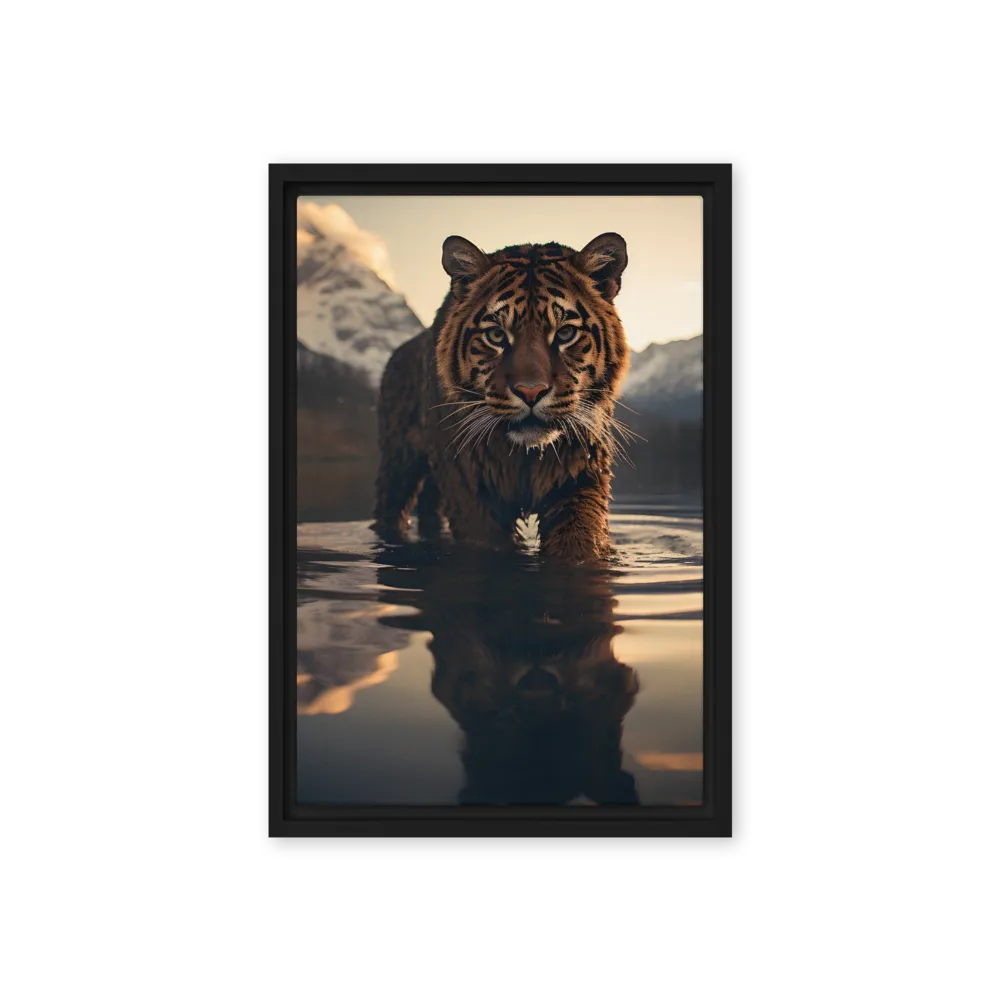 Majestic Reflection: The Tiger's Domain