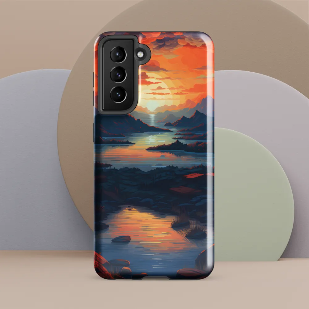 Ethereal Evening: A Digital Dusk