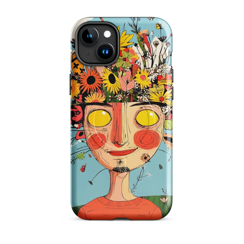Whimsical Bloom | Phone Case |  15 Plus | MagSafe® Tough Case | Glossy