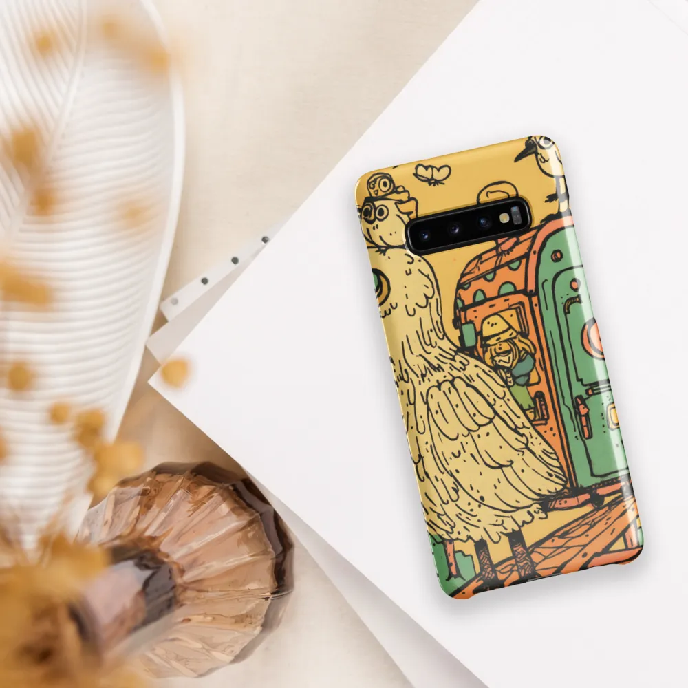 Whimsical Avian Adventure | Phone Case |  S10 Plus | Snap Case | Glossy