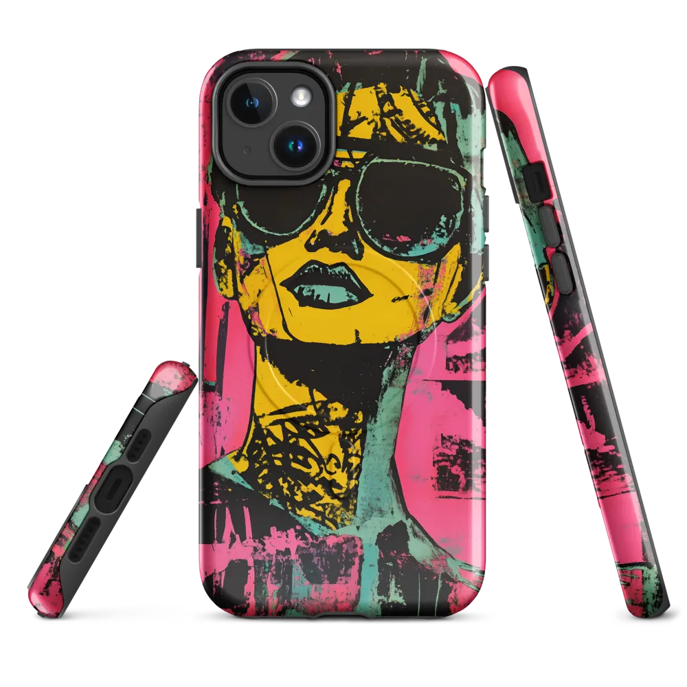 Confident Portrait in Neon Colors