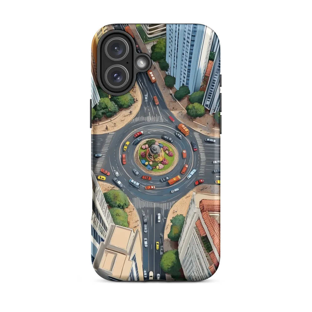 Urban Symphony: Aerial Vision of City Life