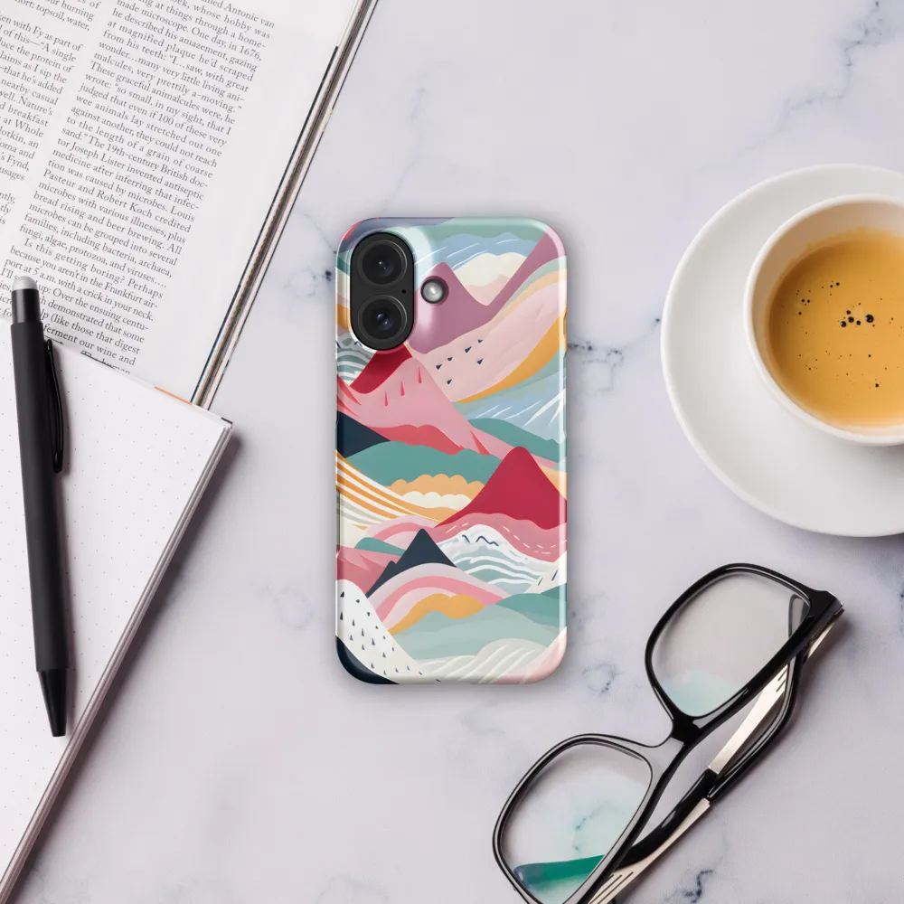 Harmonious Mountain Waves | Phone Case |  16 | Snap Case | Glossy