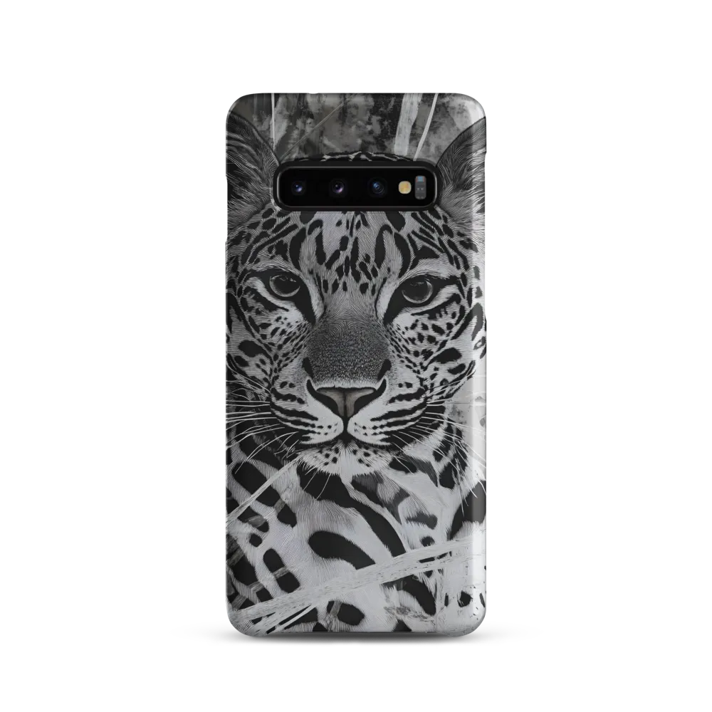 Majestic Gaze: The Leopard's Portrait | Phone Case |  S10 | Snap Case | Matte
