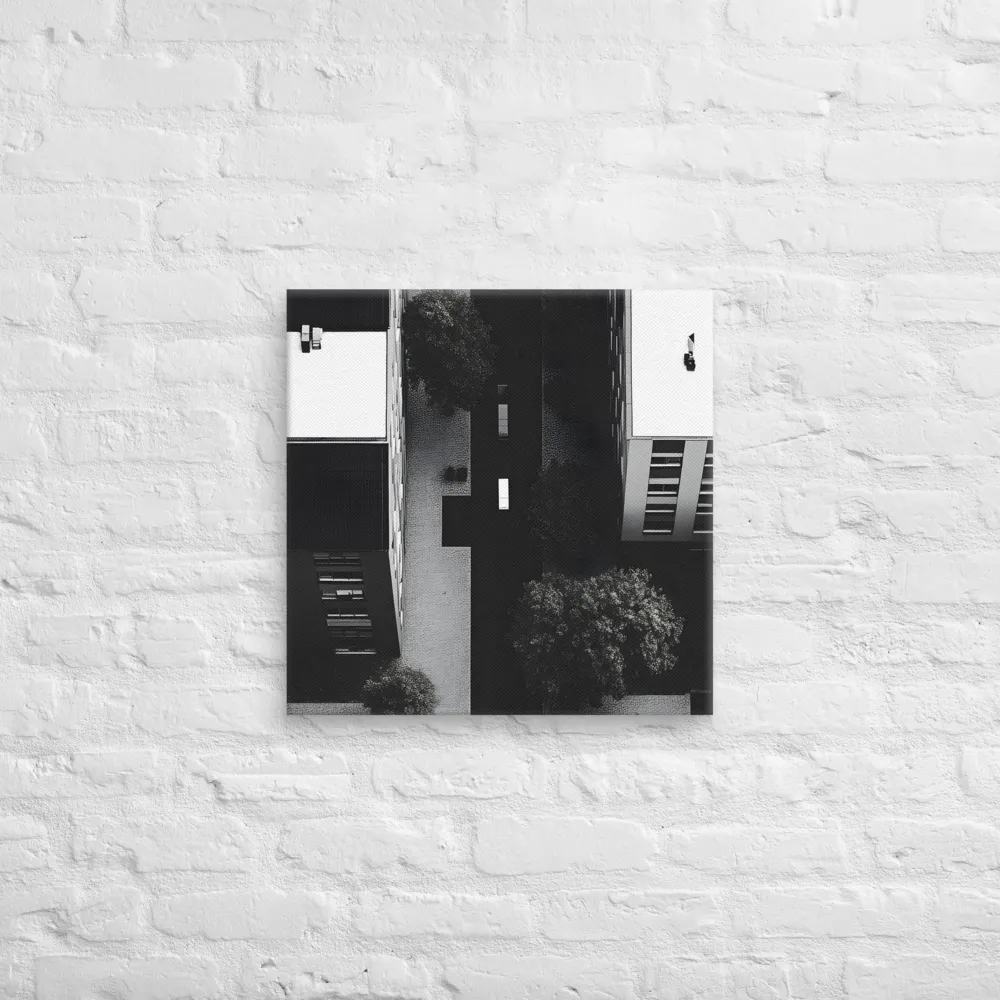 Urban Serenity from Above | Canvas | 20″×20″