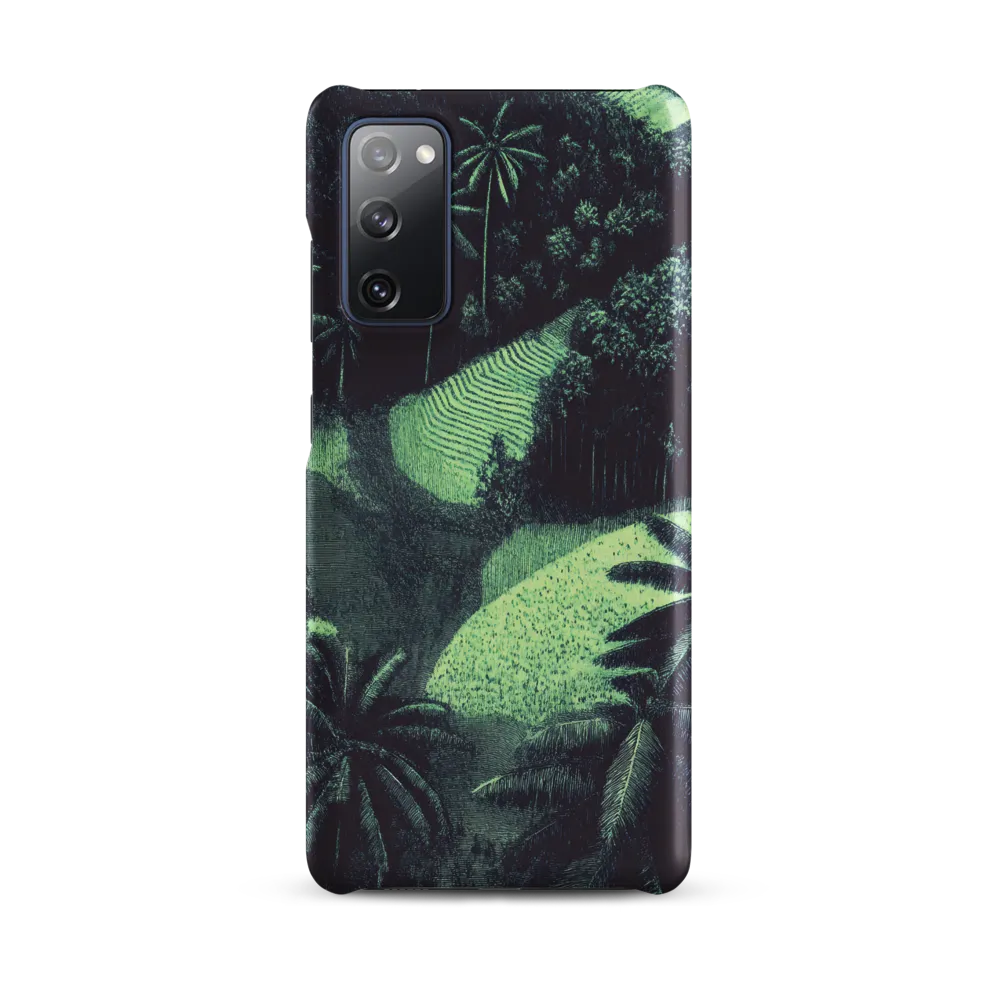 Harmony in Green: A Surreal Landscape