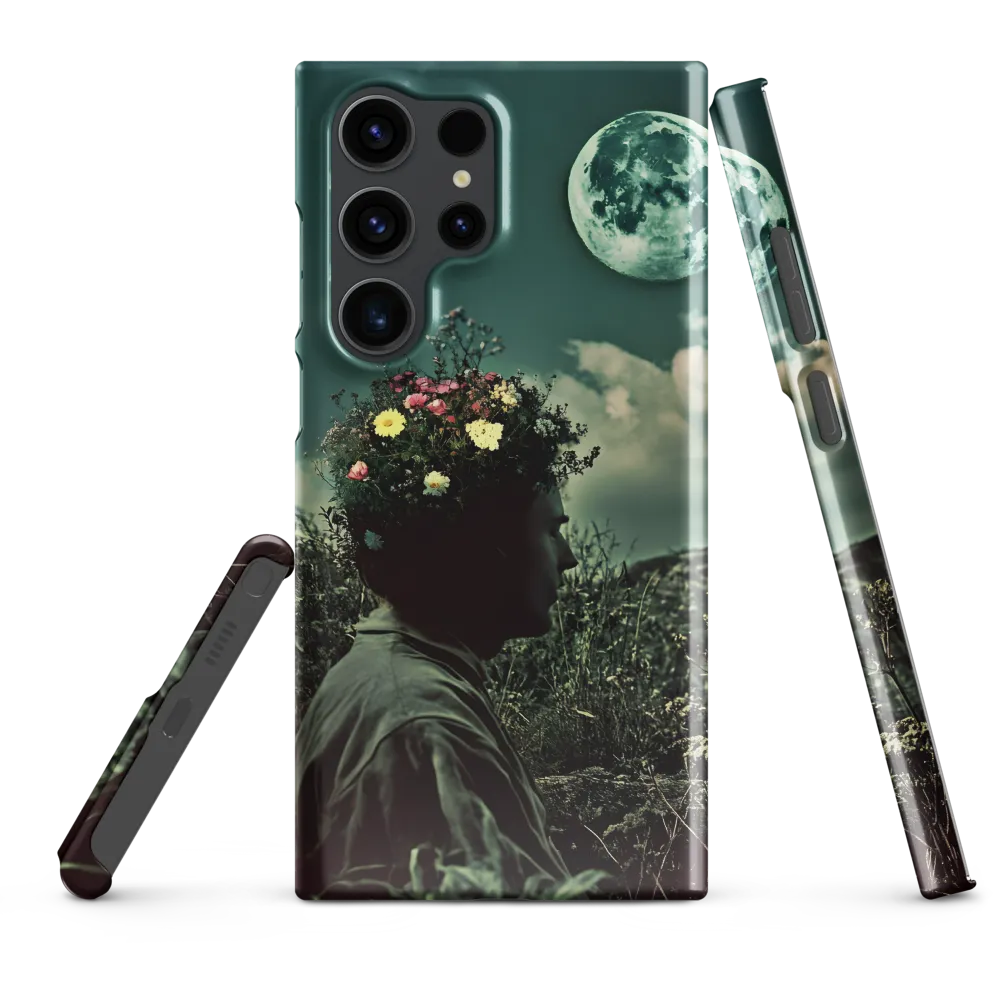 Moonlit Blossom | Phone Case |  S23 Ultra | Snap Case | Glossy