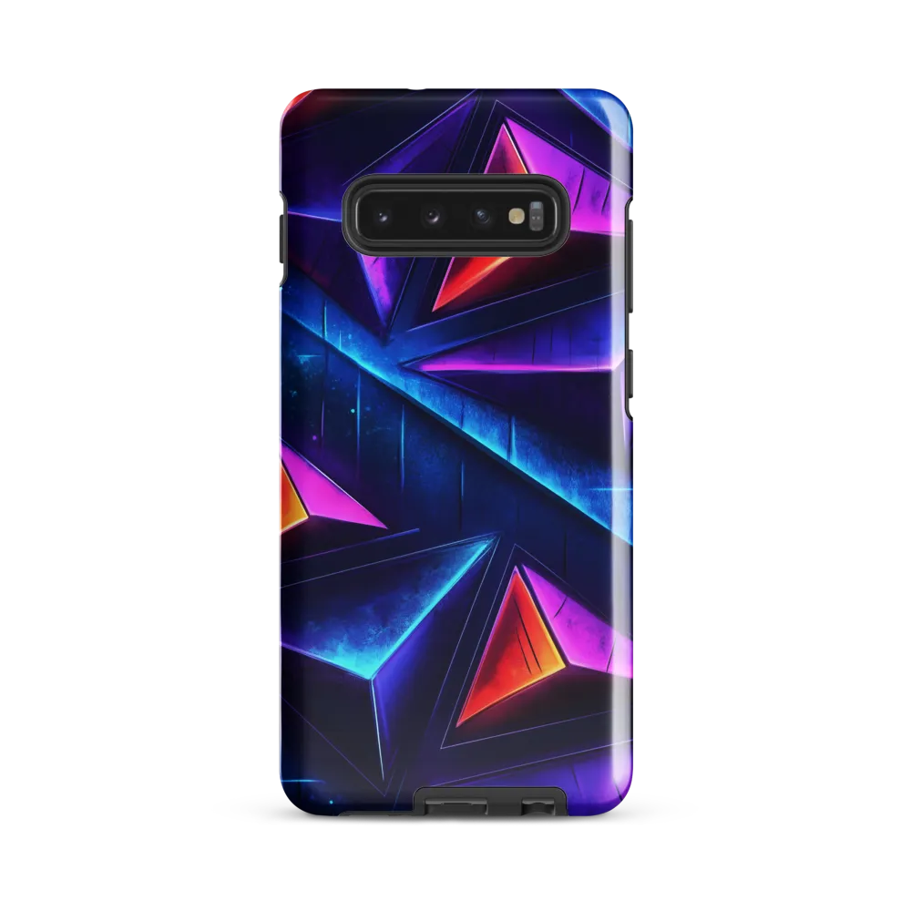 Geometric Luminescence | Phone Case |  S10 Plus | Tough Case | Glossy