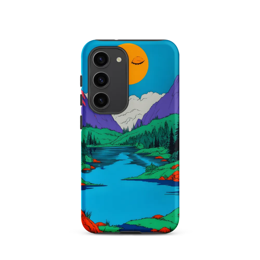 Whimsical Serenity in Vibrant Colors