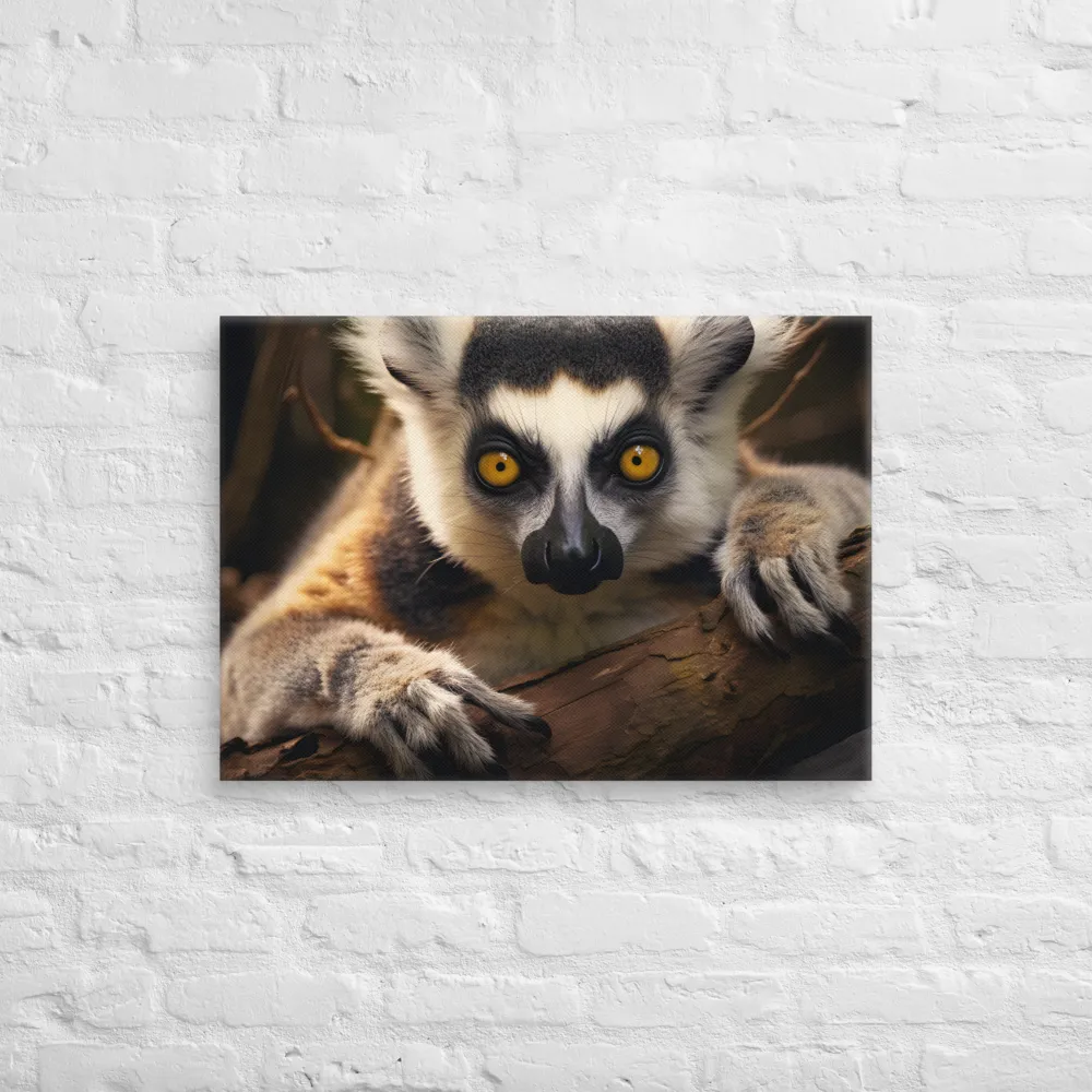 The Watchful Lemur | Canvas | 20″×28″