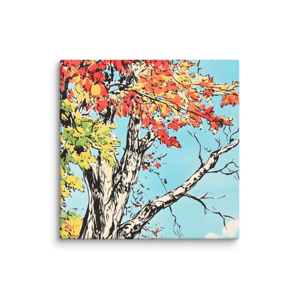 Autumn's Embrace | Canvas | 18″×18″
