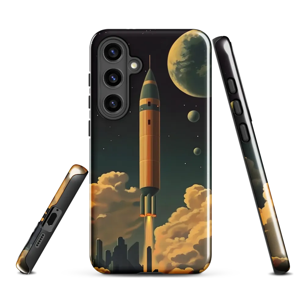 Journey Through the Cosmic Frontier | Phone Case |  S24 Plus | Tough Case | Glossy