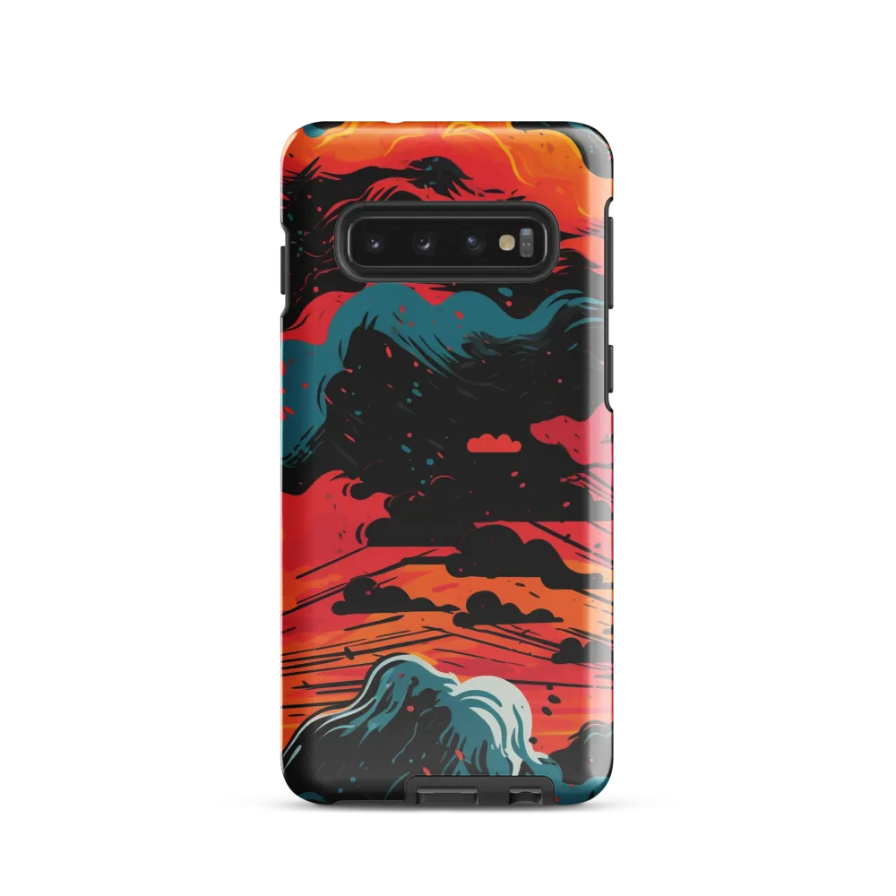 Ethereal Twilight: A Dramatic Landscape in Motion