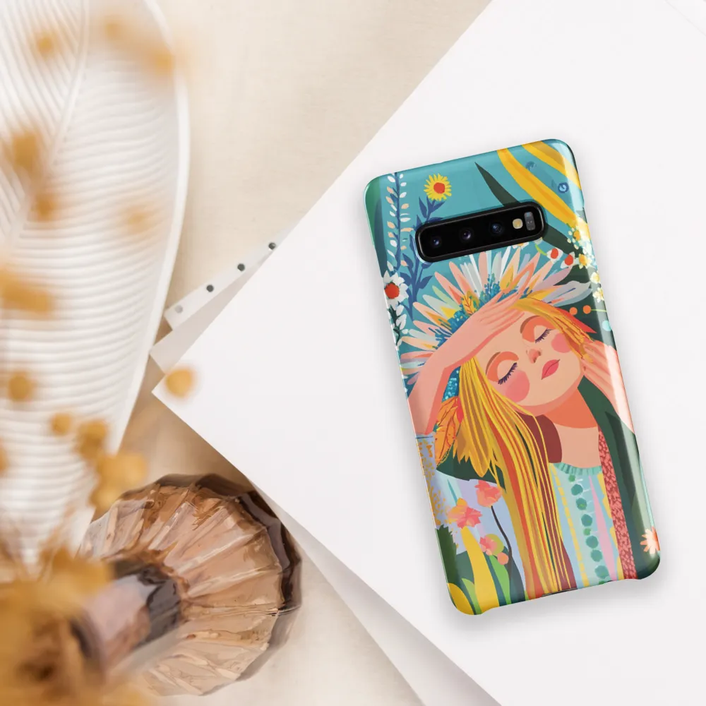 Blooming Serenity | Phone Case |  S10 Plus | Snap Case | Glossy