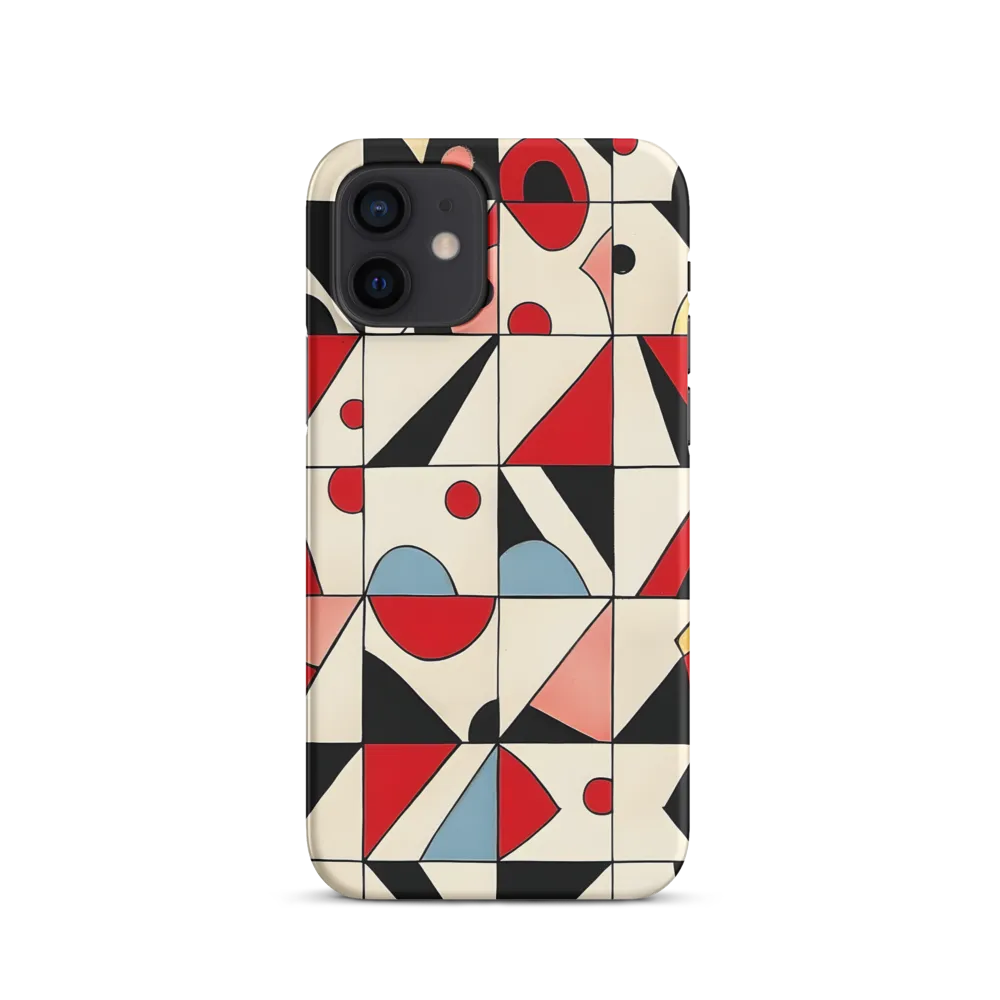 Dynamic Geometric Harmony | Phone Case |  12 | Snap Case | Matte