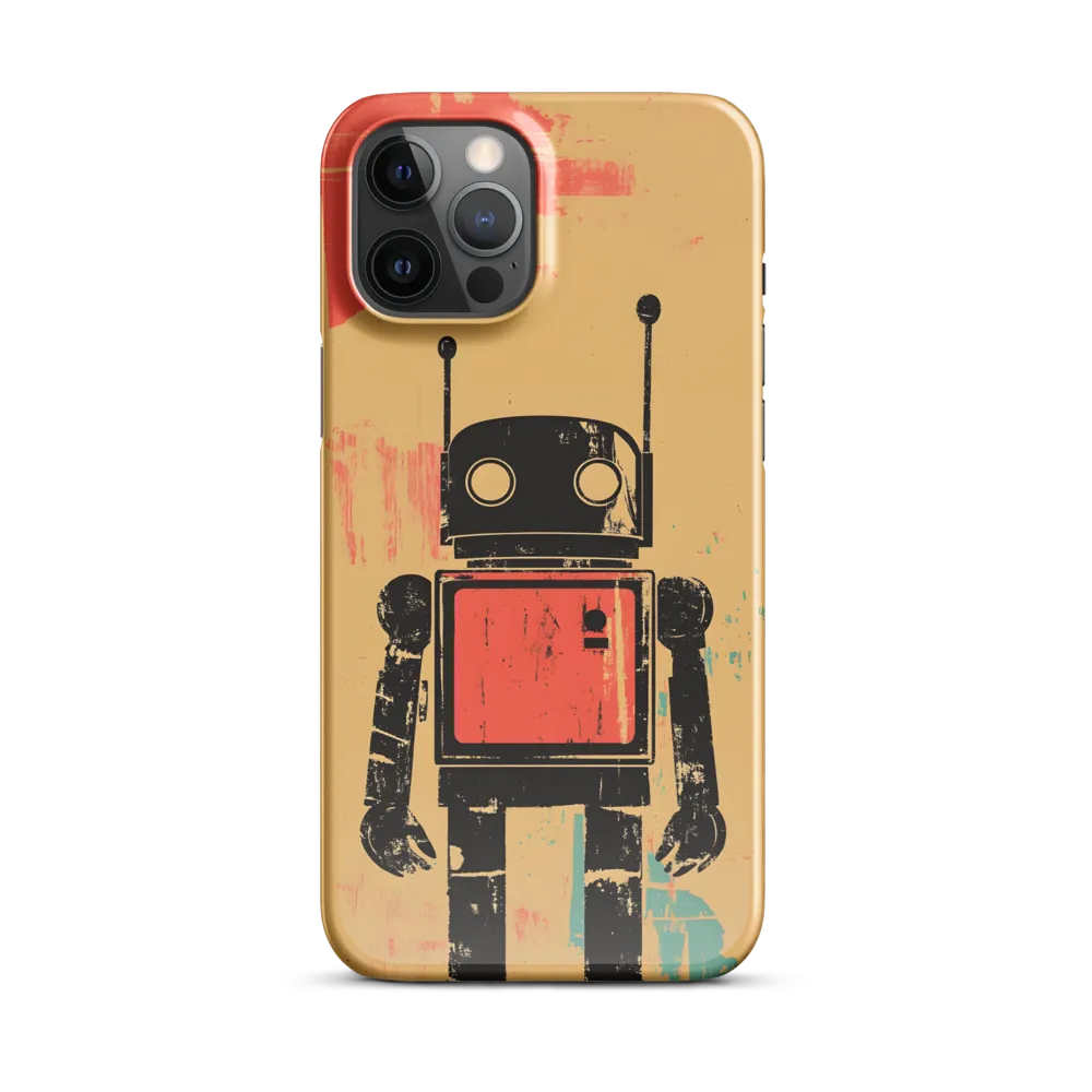 The Retro Robot | Phone Case |  12 Pro Max | Snap Case | Glossy