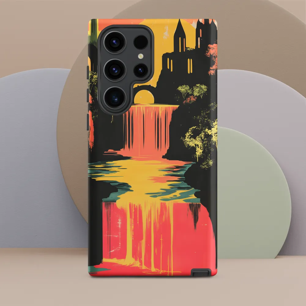Elysian Echoes: A Surreal Reflections | Phone Case |  S23 Ultra | Tough Case | Matte