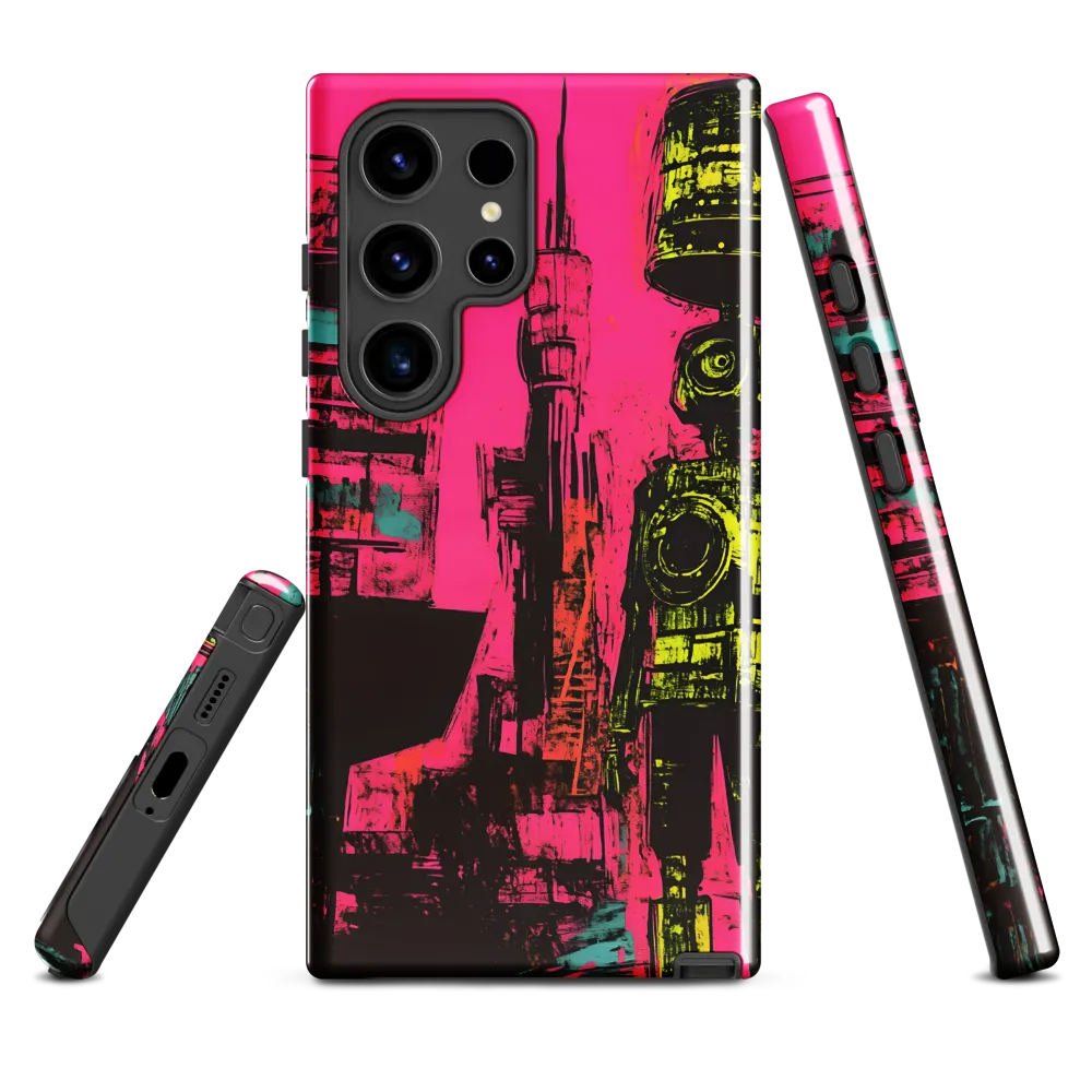 Urban Robot Symphony | Phone Case |  S24 Ultra | Tough Case | Glossy