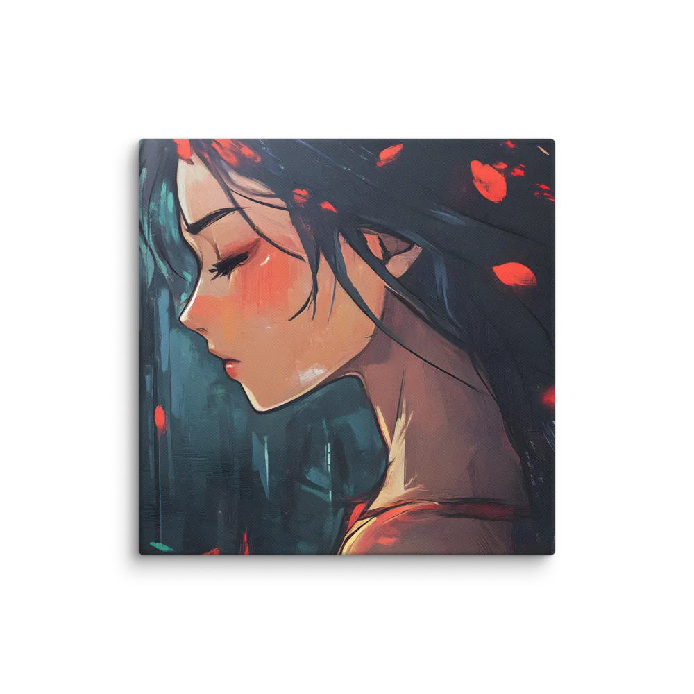 Whispers of Melancholy | Canvas | 8″×8″