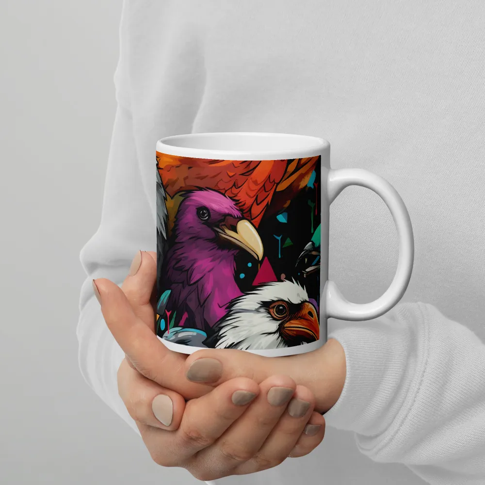 Avian Vortex: A Celebration of Color and Form | Mugs | Multiple Sizes & Colors