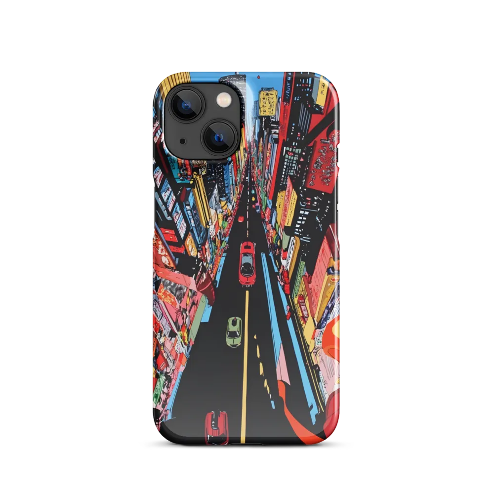 Urban Symphony: A Bird's-Eye View of Life | Phone Case |  14 | Snap Case | Glossy