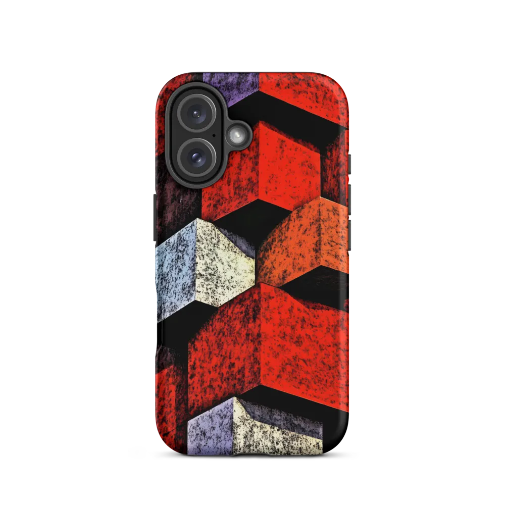 Dynamic Structures in Color | Phone Case |  16 | Tough Case | Matte