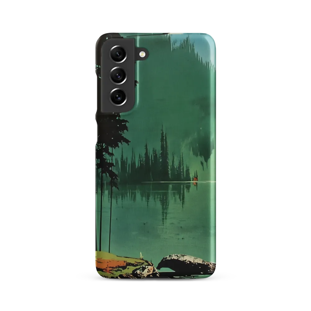 Serenity Reflected: A Tranquil Lake Scene