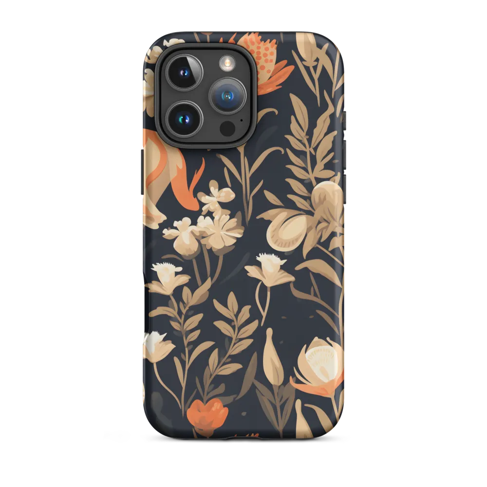Floral Harmony: A Dance in the Dark