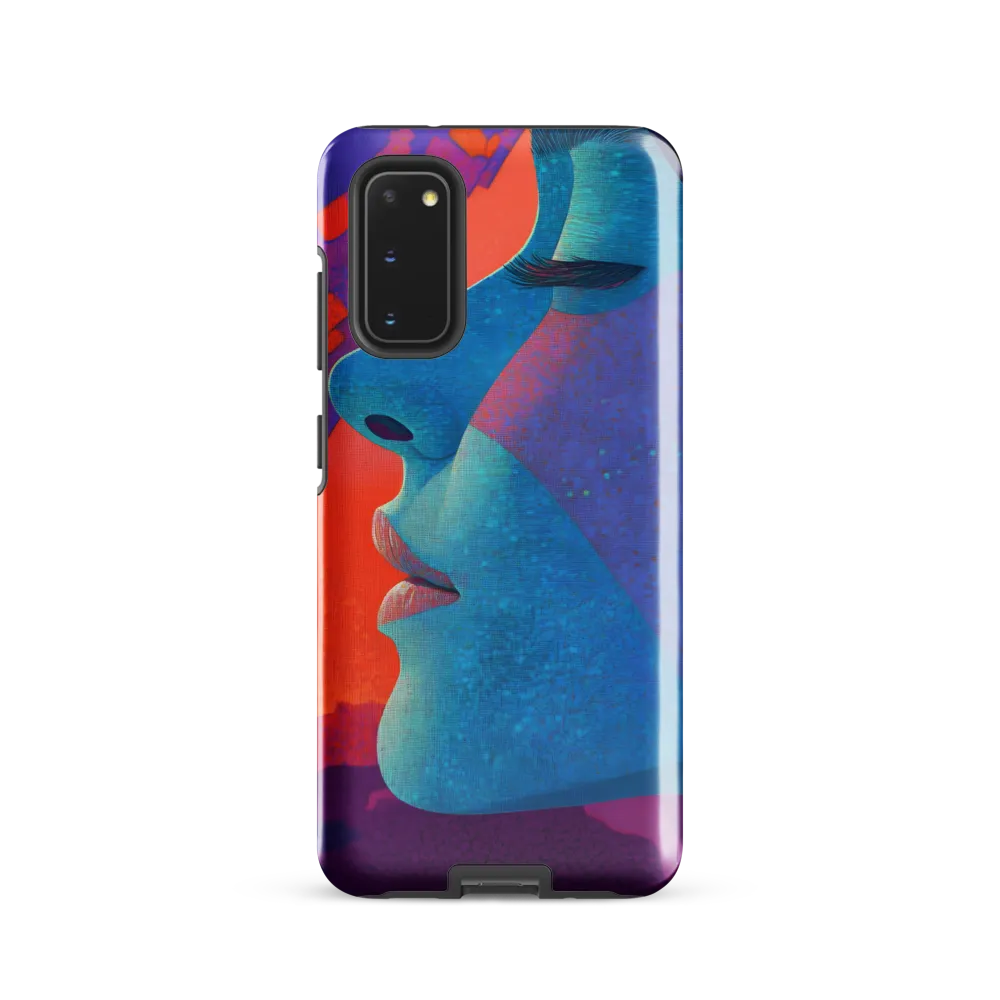 Cyan Profile with Magenta Mosaic