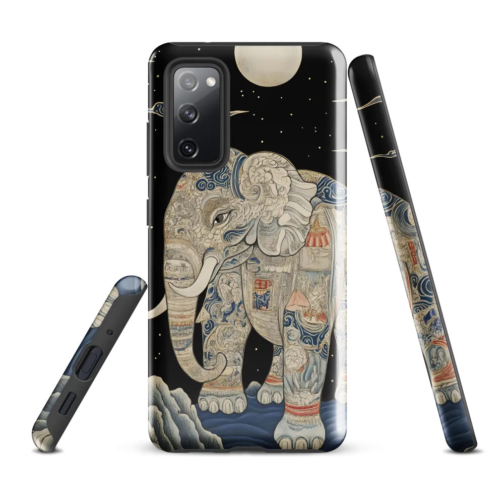 The Majestic Tale of the Painted Elephant | Phone Case |  S20 FE | Tough Case | Glossy