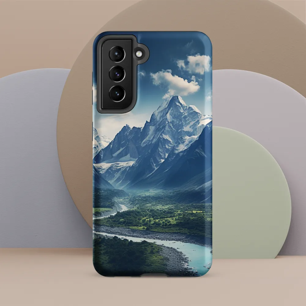 Majestic Serenity: A Landscape of Mountains and Rivers