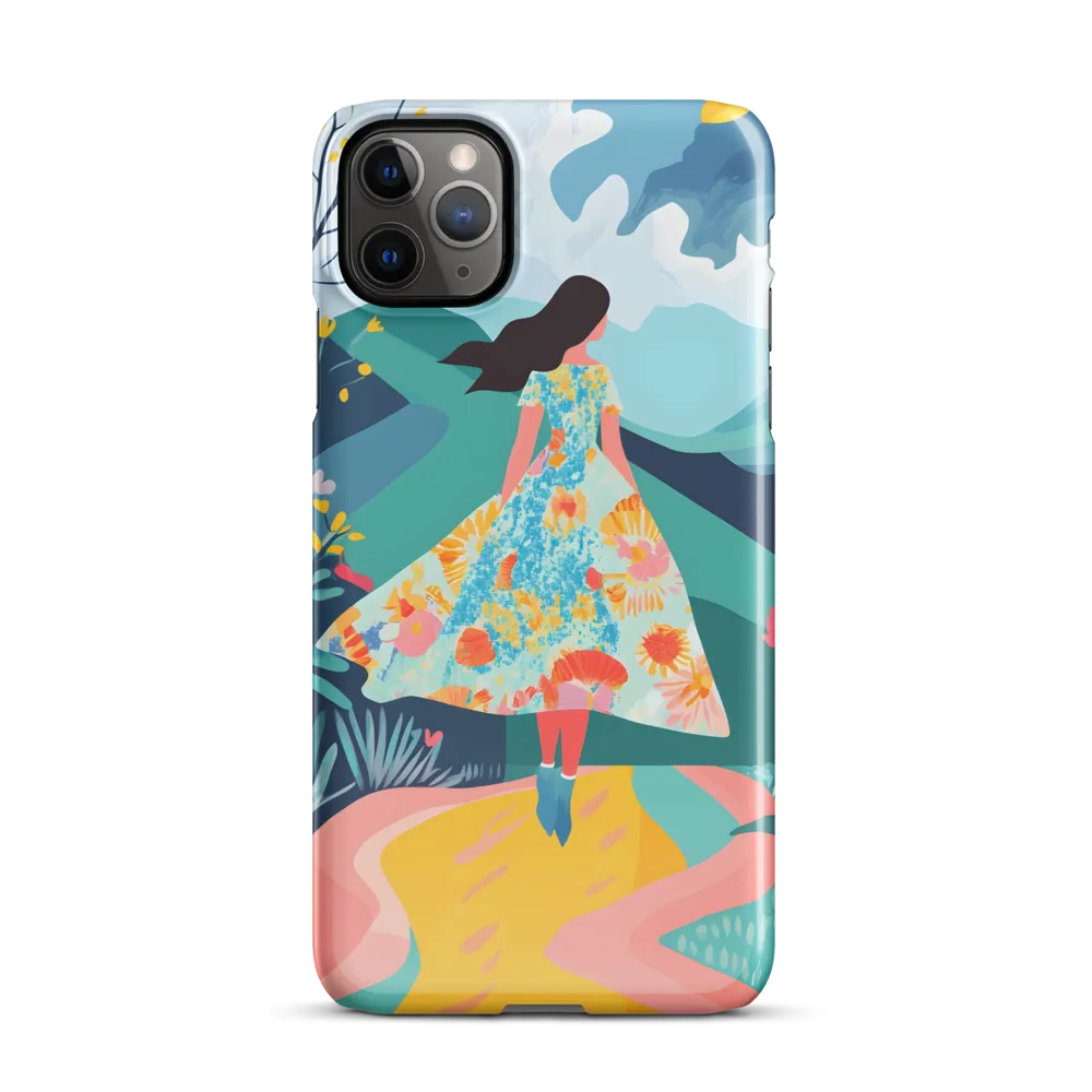 Walking into Colorful Serenity | Phone Case |  11 Pro Max | Snap Case | Glossy