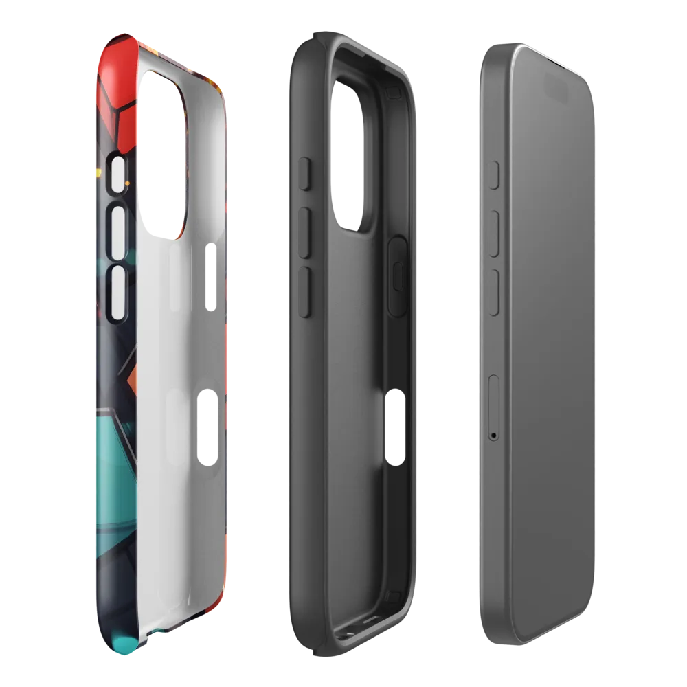 Illuminated Geometry | Phone Case |  16 Pro | Tough Case | Glossy