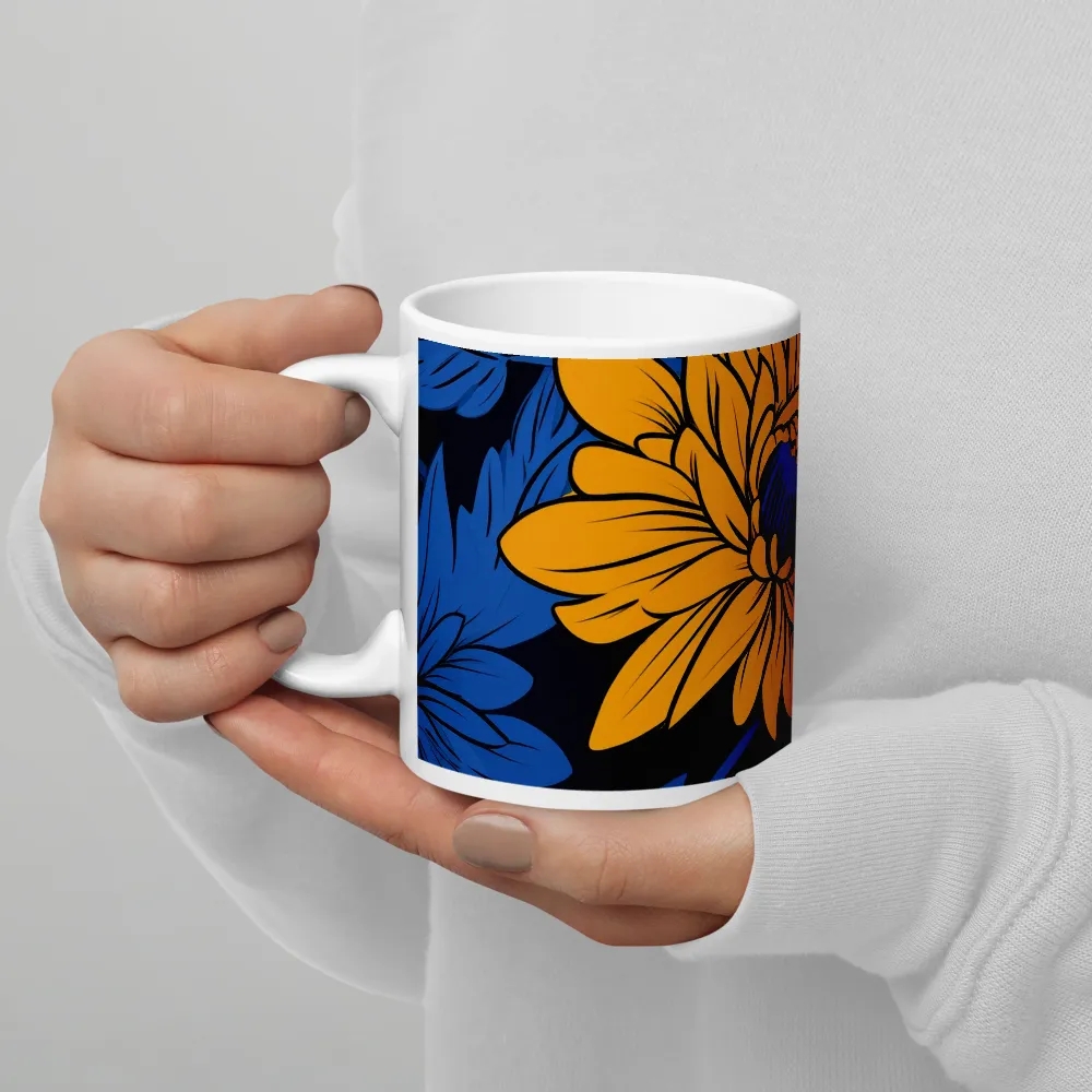 A Symphony of Blooms | Mug with White inside | 11 oz