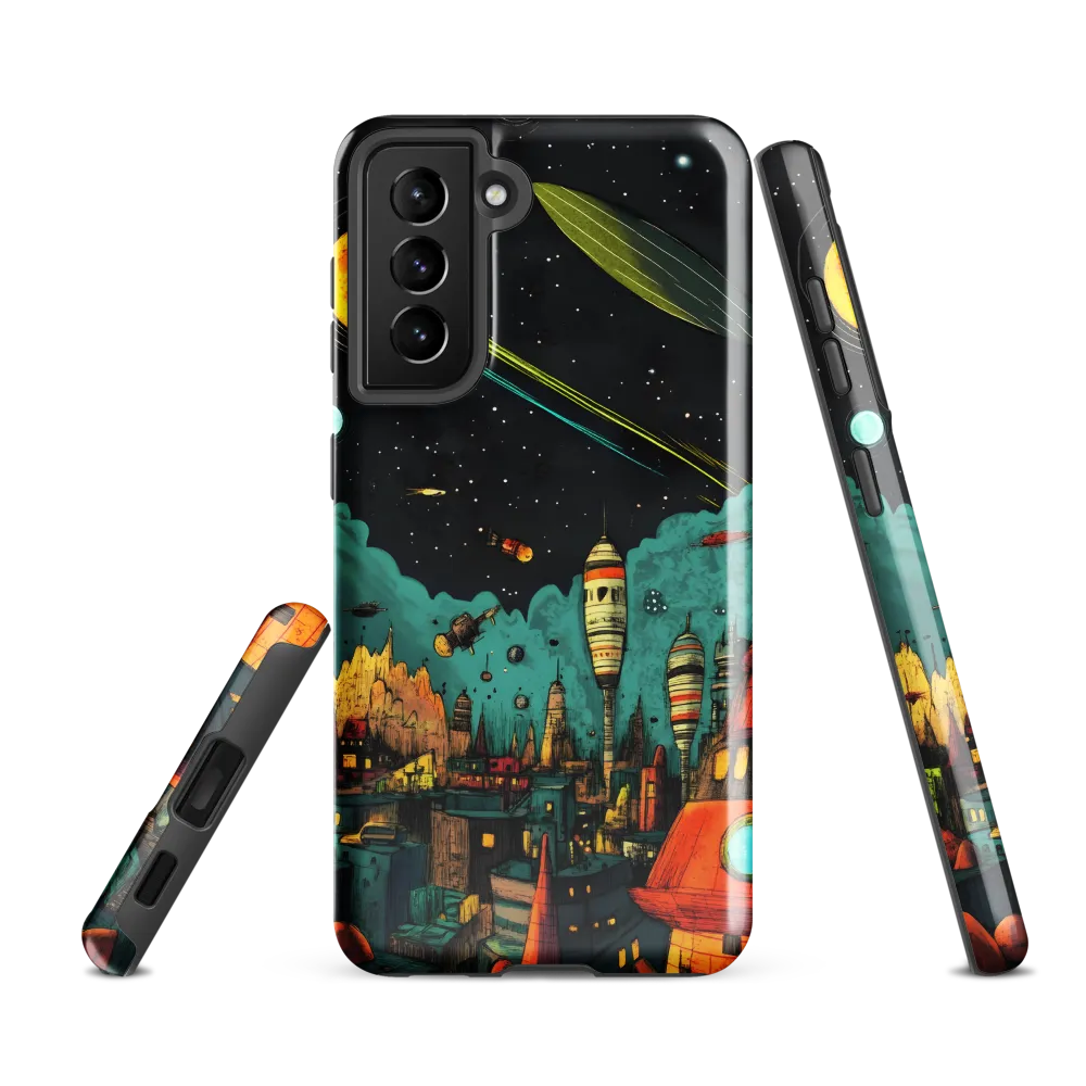 Galactic Cityscape: A Journey Through Imagination