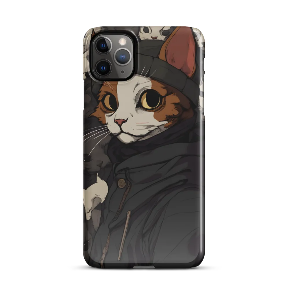 Whimsical Cat Portrait | Phone Case |  11 Pro Max | Snap Case | Glossy